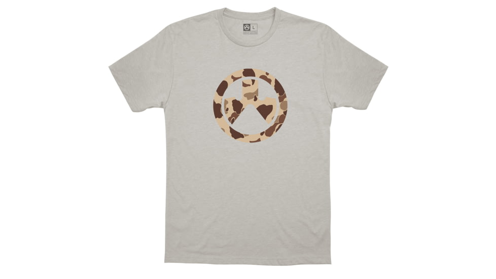 Magpul Industries Raider Camo Icon Short Sleeve T-Shirts - Men's, Silver, 2XL, MAG1138-040-2X