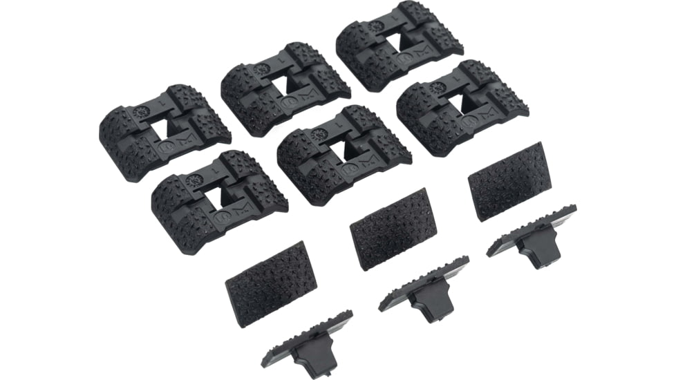 Magpul M-LOK Rail Covers, Type 2 Half Slot, Black, MAG1365-BLK
