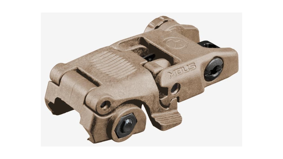 Magpul MBUS Rear Flip-Up Back Up Sight Gen 2, Flat Dark Earth MAG248FDE