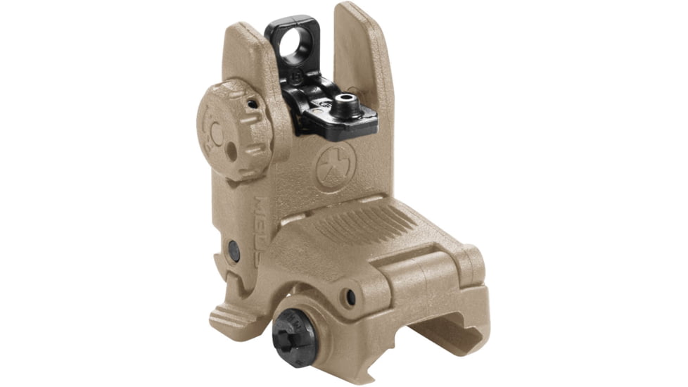 Magpul MBUS Rear Flip-Up Back Up Sight Gen 2, Flat Dark Earth MAG248FDE