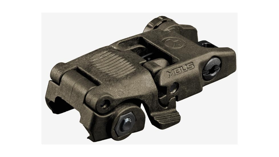 Magpul MBUS Rear Flip-Up Back Up Sight Gen 2, OD Green MAG248OD