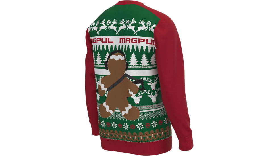 Magpul MAG11989753X Ugly Christmas GingARbread Man Multi-Color, Cotton/Acrylic,