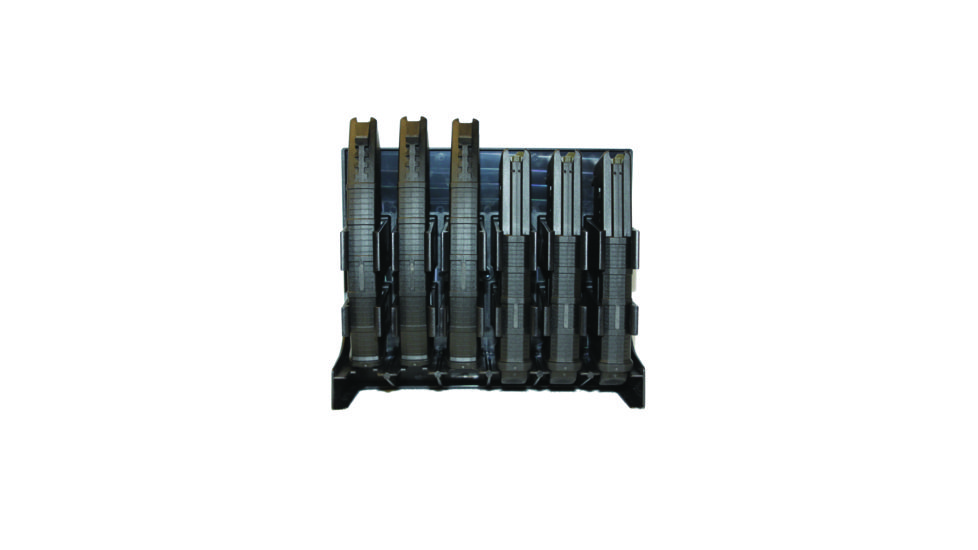 MagStorage Solutions AK-47/AR-10 Magazine Organizer, Black, AKAR10