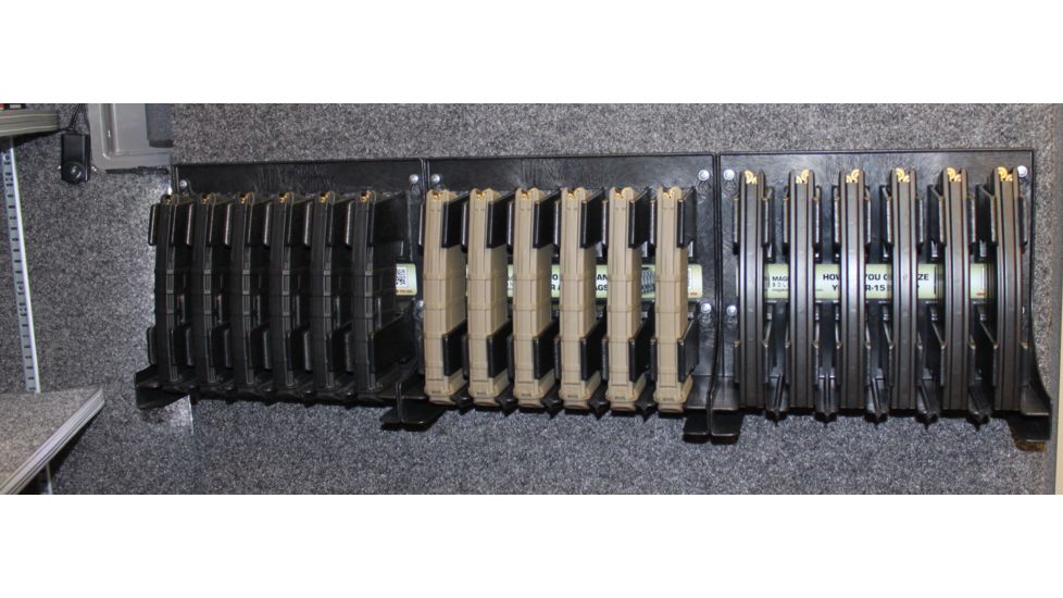 MagStorage Solutions AR-15 Magazine Organizer, Black, AR15