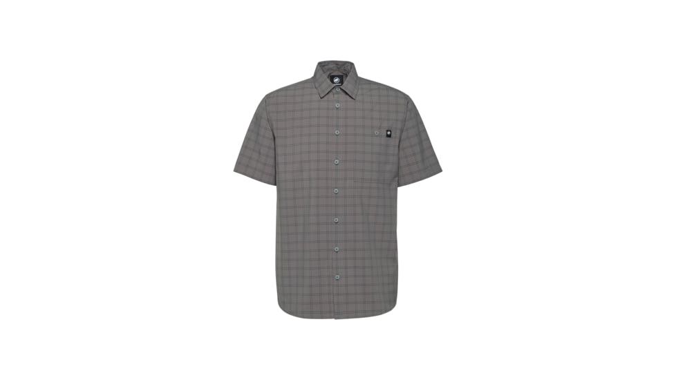 Mammut Lenni Shirt - Mens, Steel-Black, M, 1015-01471-00722-114