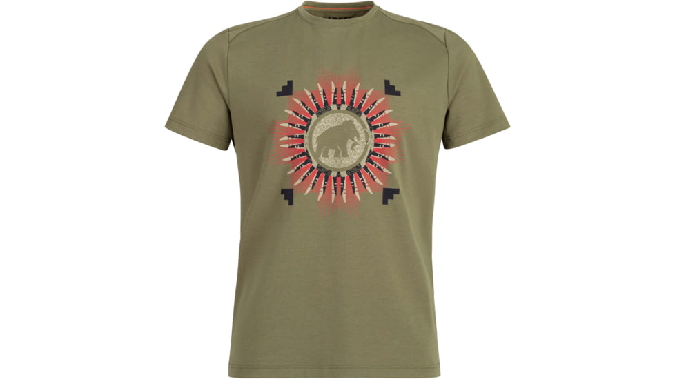 Mammut Trovat T-Shirt - Men's, 2XL, Olive Prt1, 1017-09863-40079-117