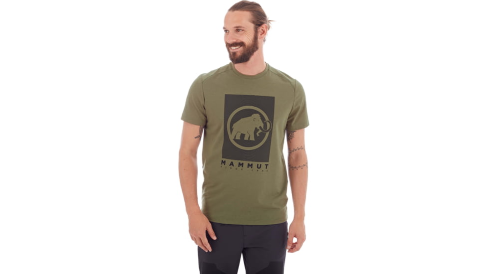 Mammut Trovat T-Shirt - Men's, 2XL, Olive Prt2, 1017-09863-40080-117