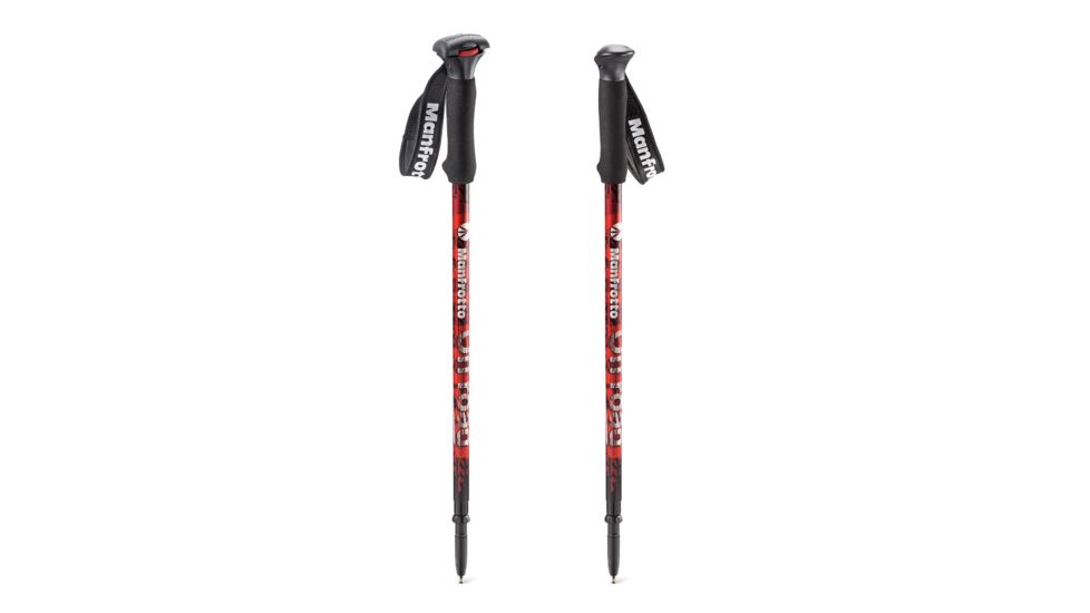 Manfrotto Off Road Photographic Walking Stick,Red, Red MMOFFROADR