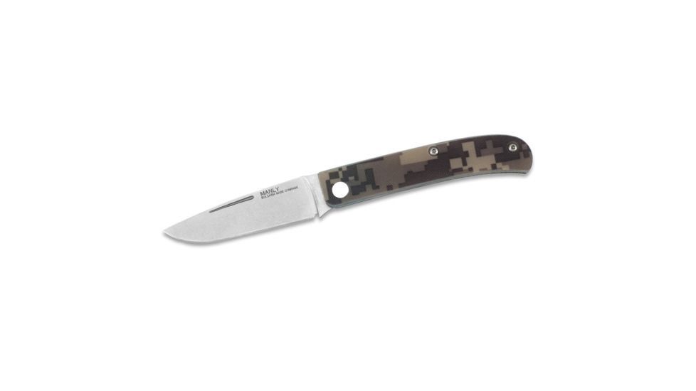 Manly Comrade CPM-154 Folding Knife, Digital Camo, Small, 01ML035