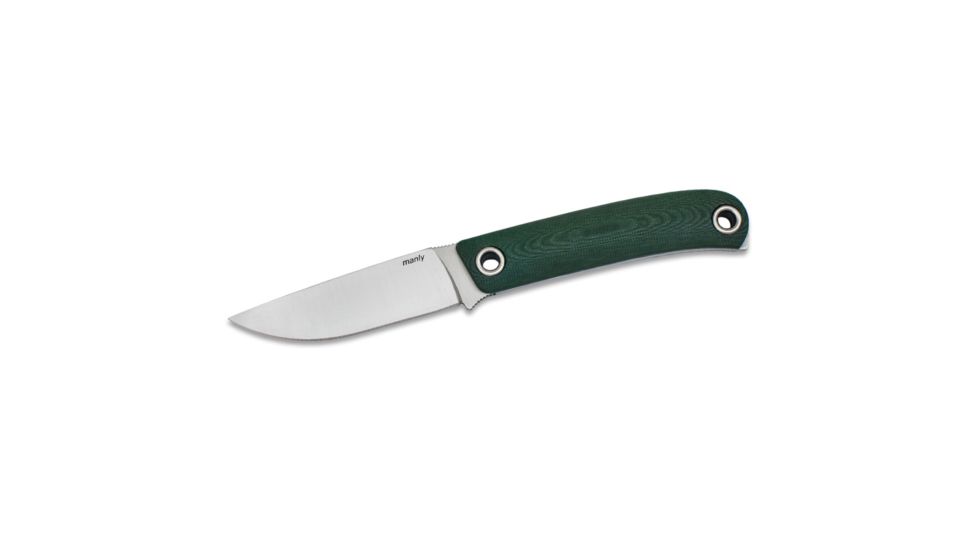 Manly Patriot D2 Fixed Blade Knife, Military Green, Small, 02ML003