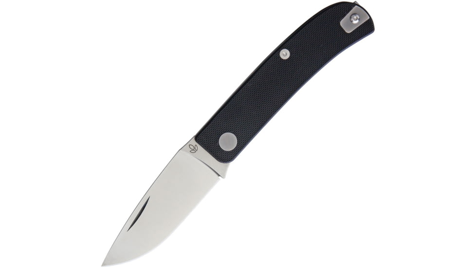 Manly Wasp Slip Joint S90V Folding Knife, 2.88in Satin Cpm S90V SS Blade, Black G10 Handle, WASP CPM S90V BLACK