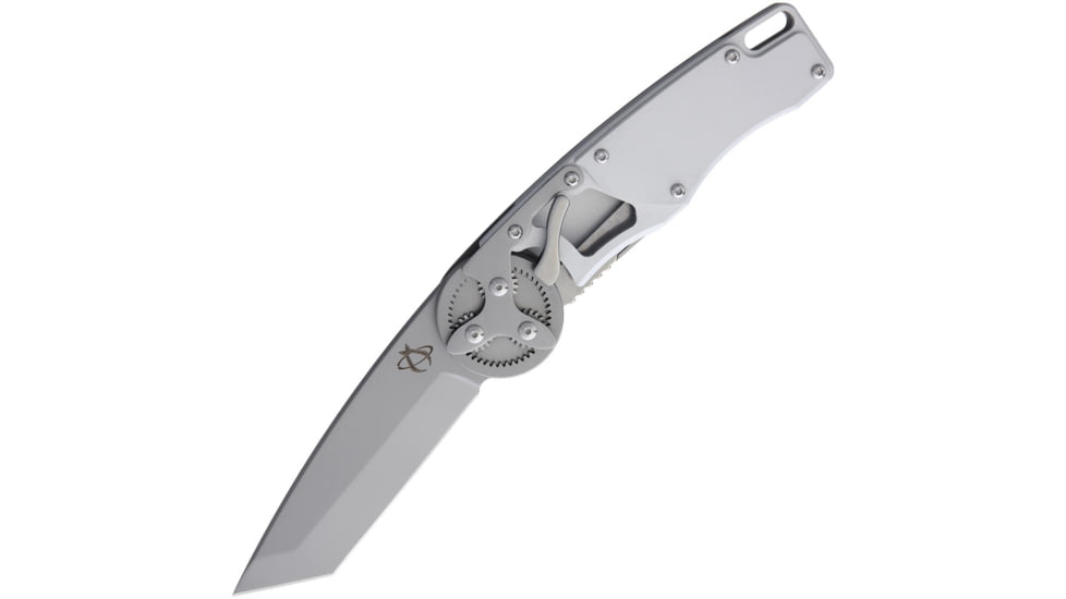 Mantis Gearhead Linerlock Bead Folding Knife, 3.38in Bead Blast Finish Tanto Blade, Bead Blast Finish Handle, GH2019T