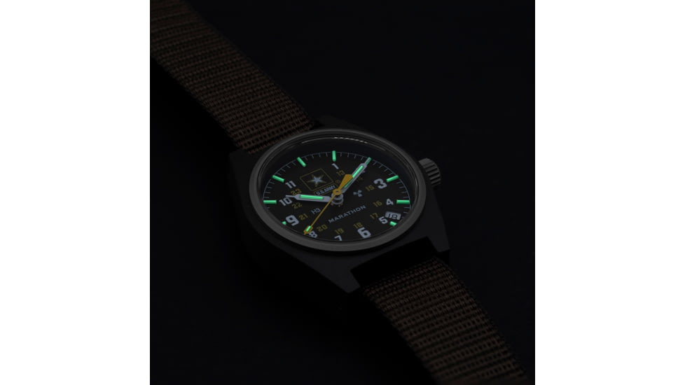 Marathon Official US Amry Quartz Field Watch, Sage Green, NSN 6645-01-694-1795, WW194015SG-1101