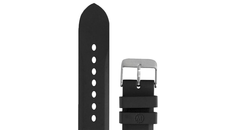 Marathon Vulcanized Rubber Dive Watch Strap, 20mm, Black, WS-RB-BKSS-20