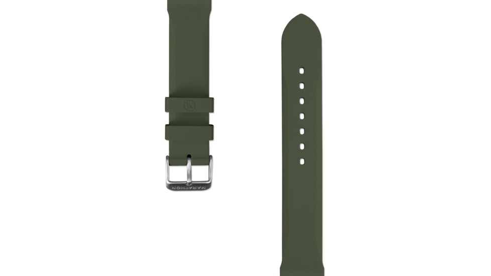 Marathon Vulcanized Rubber Dive Watch Strap, 20mm, Green, WS-RB-GRSS-20