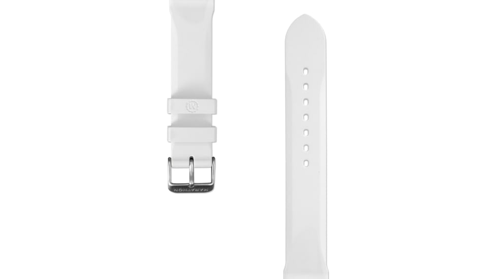 Marathon Vulcanized Rubber Dive Watch Strap, 20mm, White, WS-RB-WHSS-20