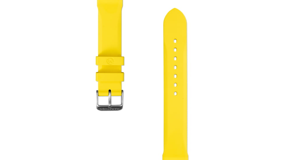 Marathon Vulcanized Rubber Dive Watch Strap, 20mm, Yellow, WS-RB-YESS-20