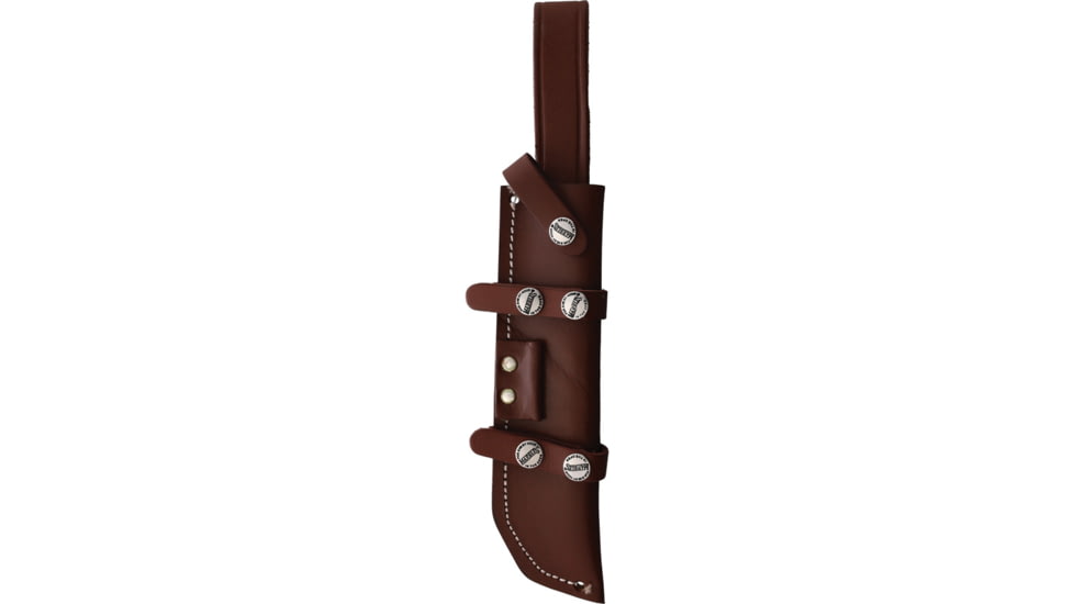 Marbles Fixed Blade Stacked Leather
