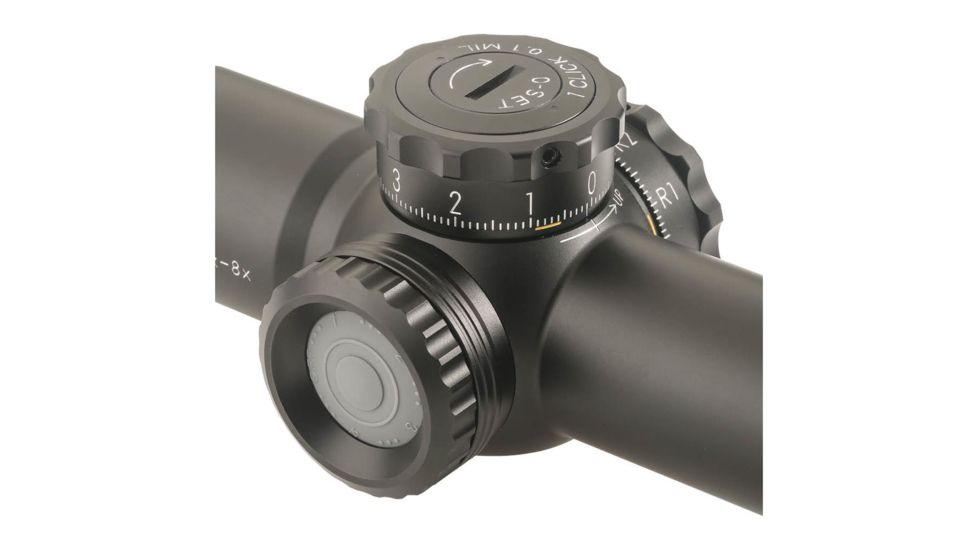 March Scopes 1-8 x 24mm FFP Shorty Illuminated Rifle Scope FMC-2, Black MAR1090