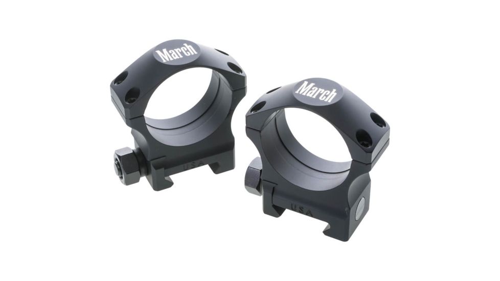 Rifle Scope Rings 34mm 1.100&quot;, Black