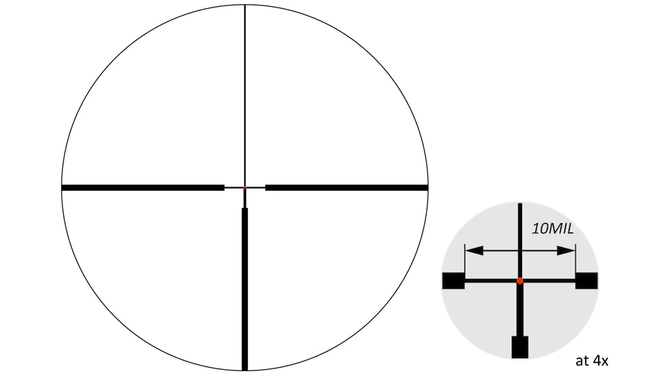 March Scopes 1.5-15X42mm Normal Turret Rifle Scope, 30mm Tube, SFP, FD-1 Reticle, with 6-level Illumination, Black, NSN None, D15V42IML FD-1 Reticle