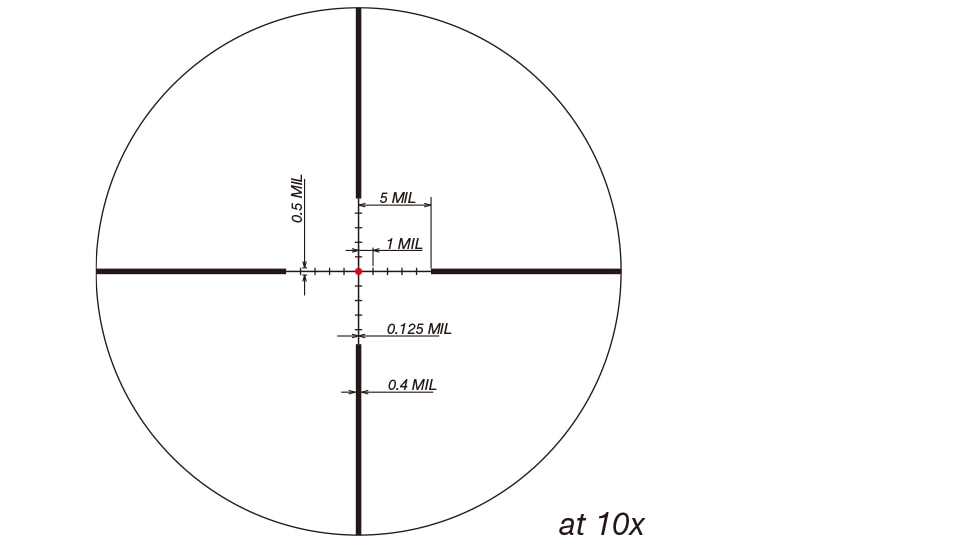 March Scopes 1.5-15X42mm Normal Turret Rifle Scope, 30mm Tube, SFP, FD-2 Reticle, with 6-level Illumination, Black, NSN None, D15V42IML FD-2 Reticle