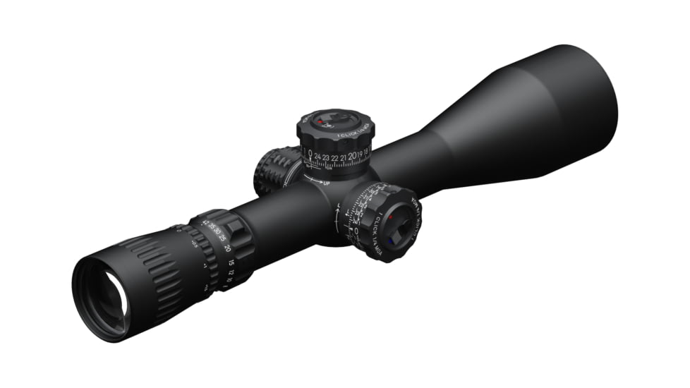 March Scopes Tactical Turret High Master Wide Rifle Scope, 5-42x56mm, 30mm tube, FMA-TR1 Reticle, w/Illumination, Black, NSN None, D42HV56WFIMA FMA-TR1