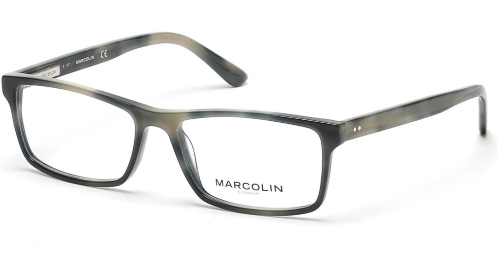 Marcolin MA3008 Eyeglass Frames - Coloured Horn Frame Color