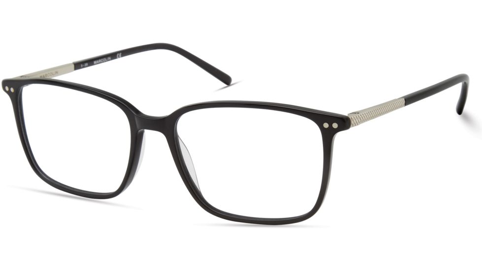 Marcolin MA3020 Eyeglass Frames - Shiny Black Frame Color, Shiny Black Lens Color
