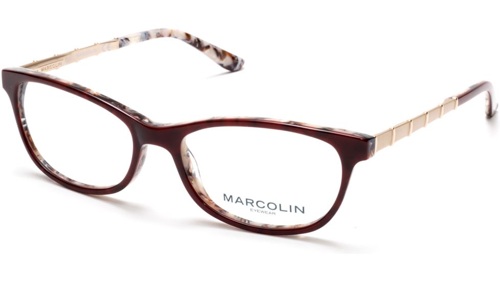 Marcolin MA5014 Eyeglass Frames - Bordeaux Frame Color
