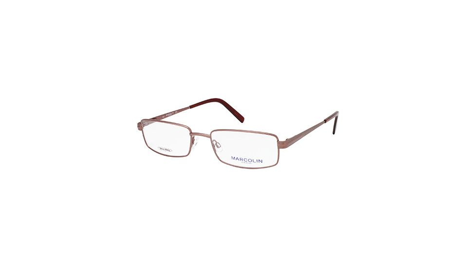 Marcolin MA6806 Eyeglass Frames - Shiny Dark Brown Frame Color