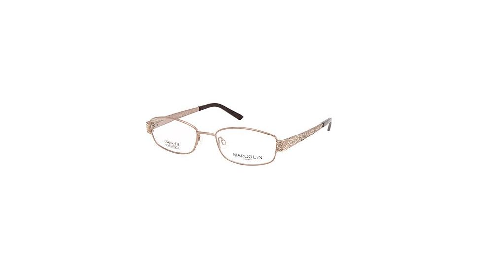 Marcolin MA7310 Eyeglass Frames - Light Brown Frame Color
