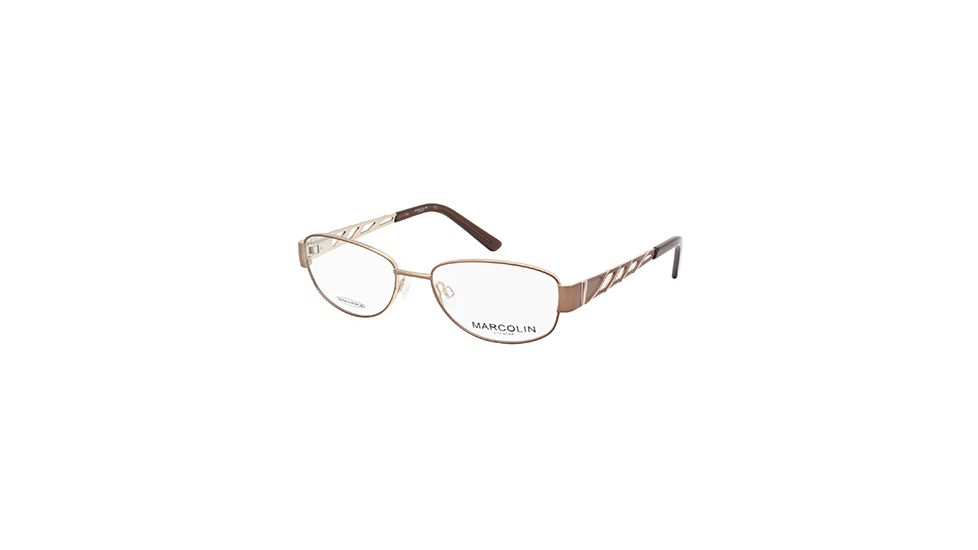 Marcolin MA7329 Eyeglass Frames - Dark Brown Frame Color
