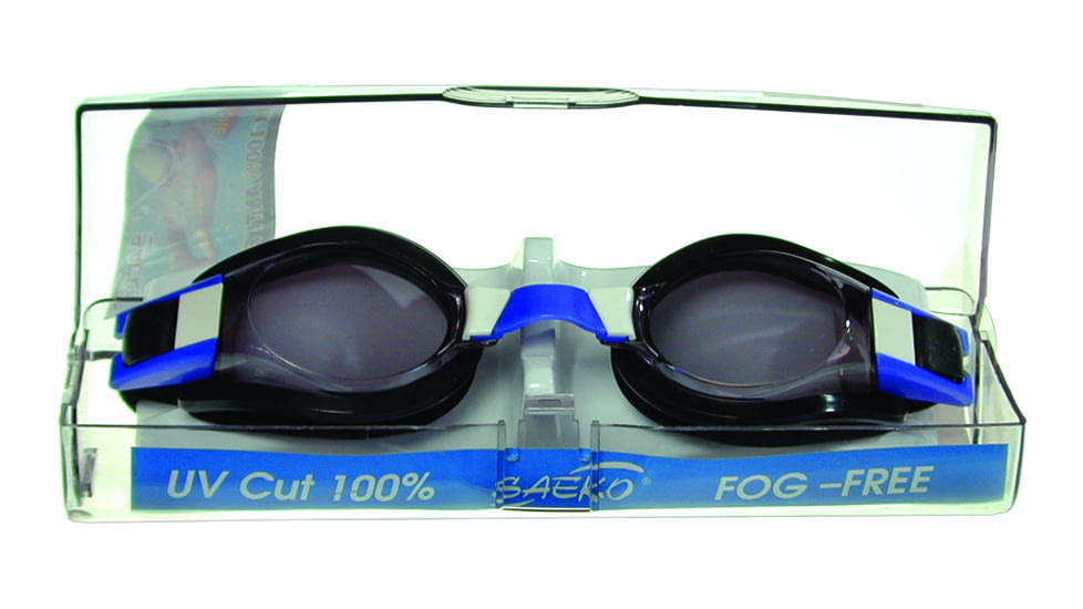 Marine Sports Goggles w/Travel Case Soft Silicone w/Anti Fog Lens, 4040