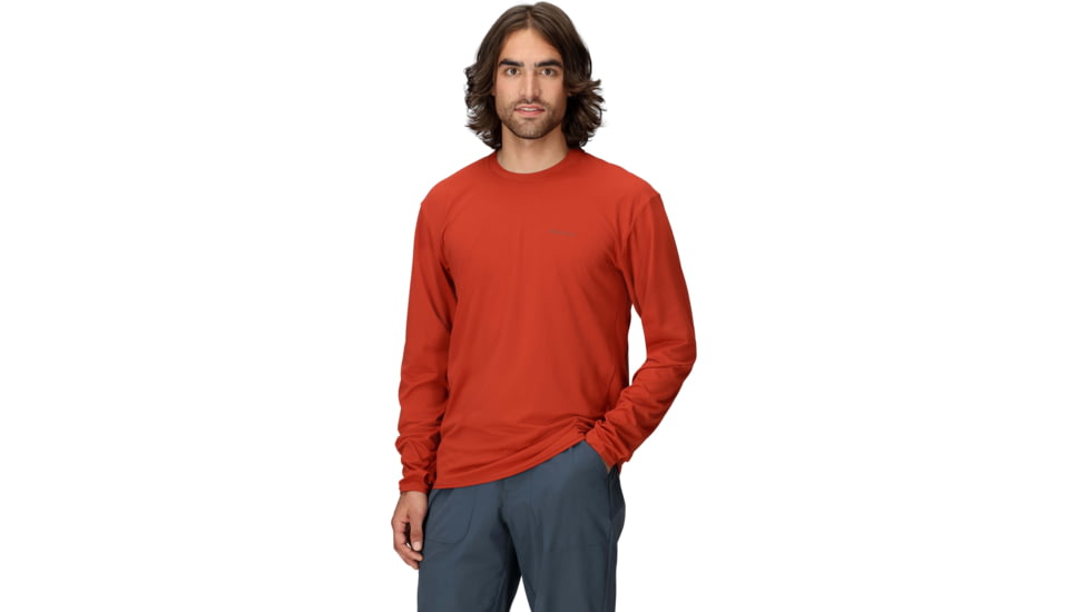 Marmot AirExchange SolarShield Crew LS - Mens, Sumac, XL, M16049-24360XL