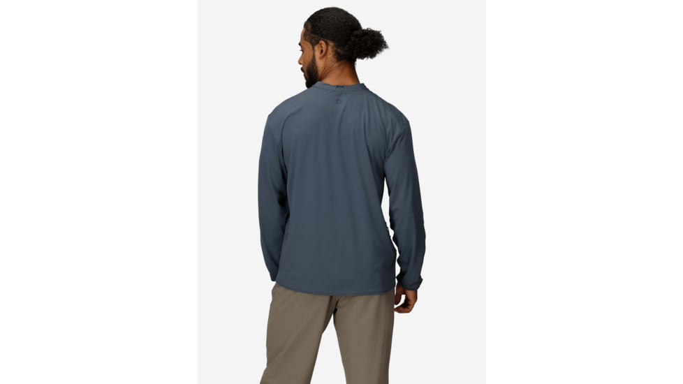 Marmot AirExchange SolarShield Crew LS - Mens, Thunderhead, XL, M16049-24369XL