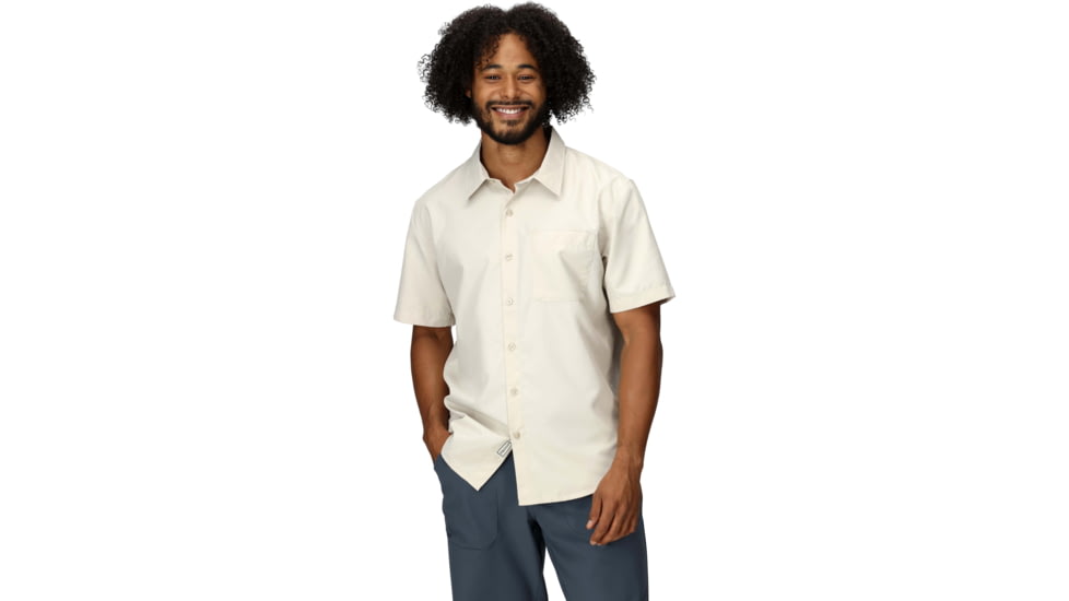 Marmot AirExchange SolarShield SS Shirt - Mens, Birch Bark, S, M16114-24379S