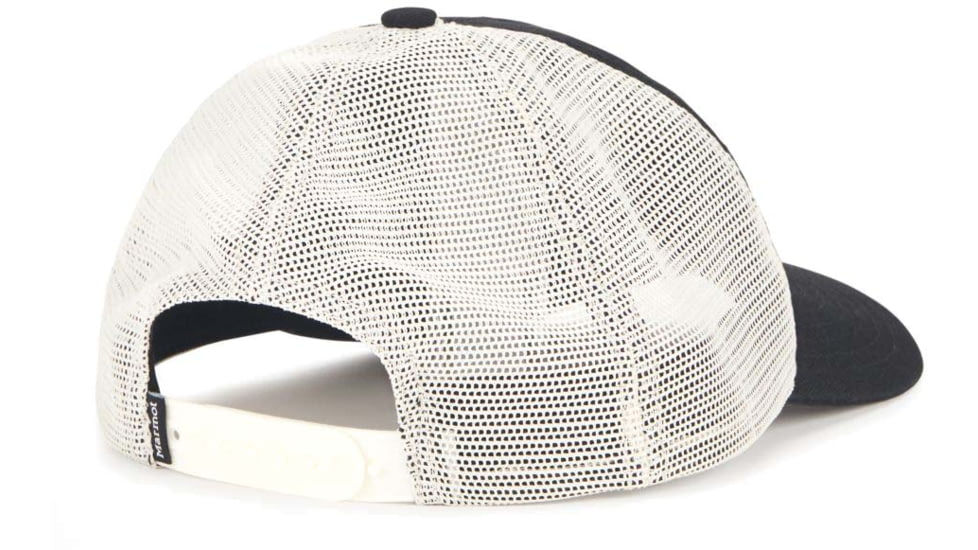 Marmot Alpine Soft Mesh Trucker Hat, New Black/White, Small/Medium, M13421-844-S/M