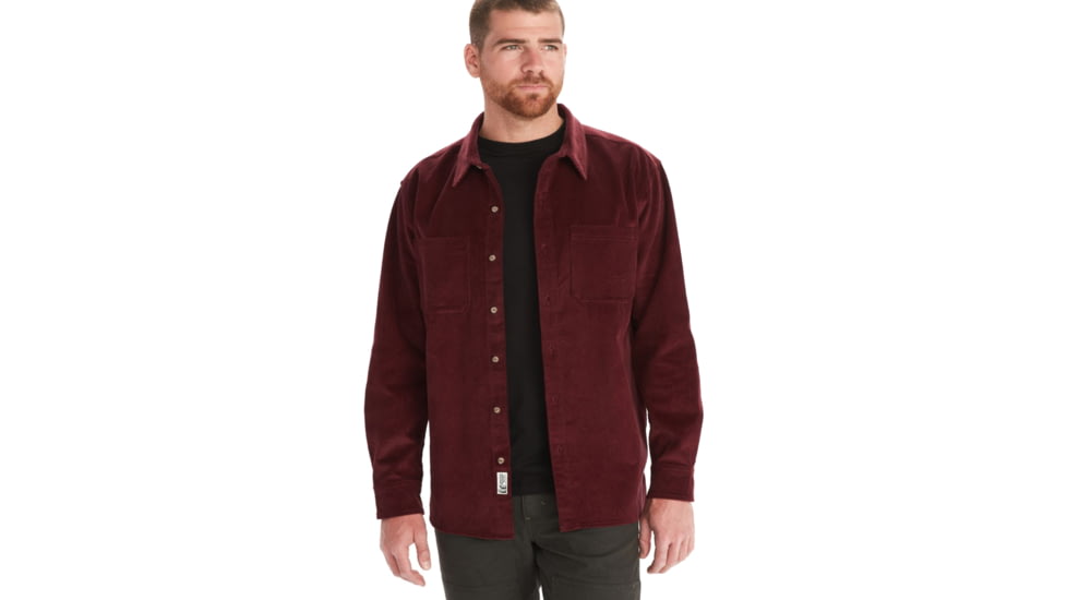 Marmot Aylesbury Corduroy Long Sleeve - Mens, Port Royal, Extra Large, M13263-6257-XL