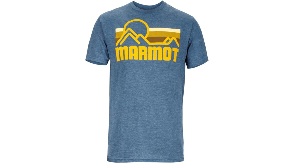 Coastal Short Sleeve Tee - Mens-Navy Heather-Medium