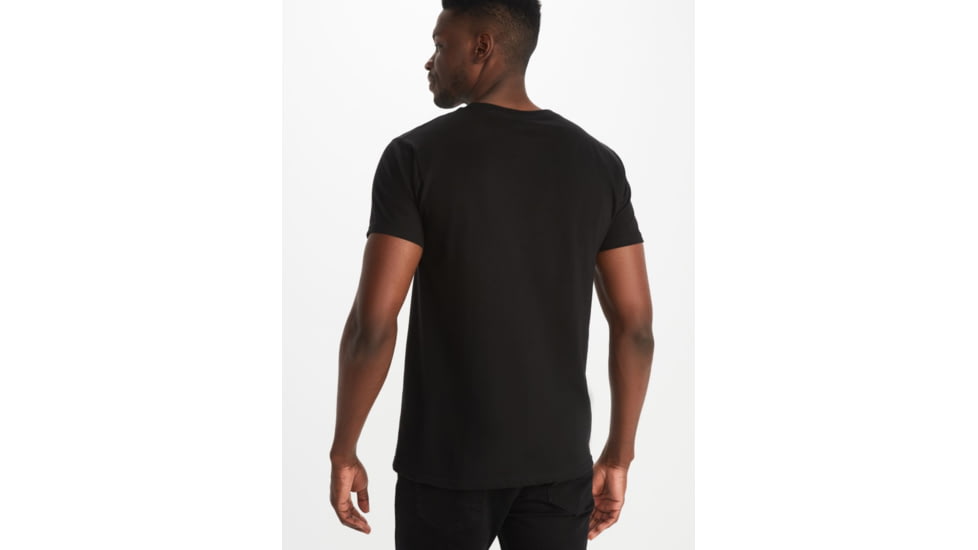 Marmot Coastal Tee Short Sleeve - Mens, Black, Medium, M12561-001-M