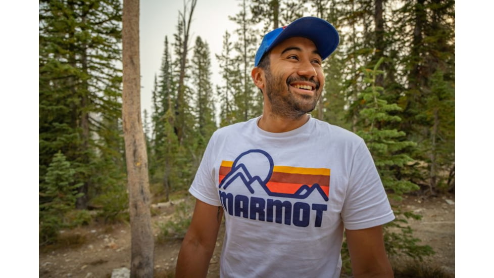 Marmot Coastal Tee Short Sleeve - Mens, White, 2XL, M12561-080-XXL