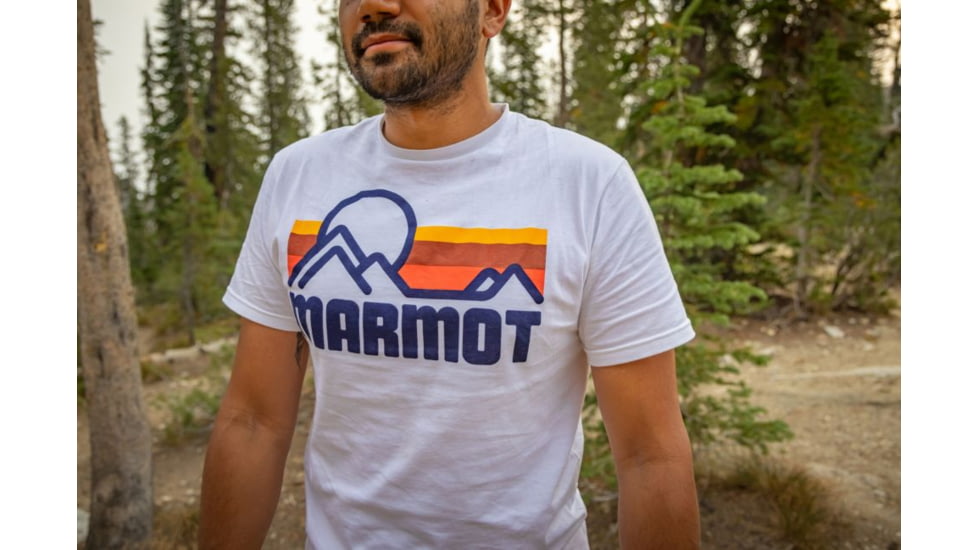 Marmot Coastal Tee Short Sleeve - Mens, White, 2XL, M12561-080-XXL