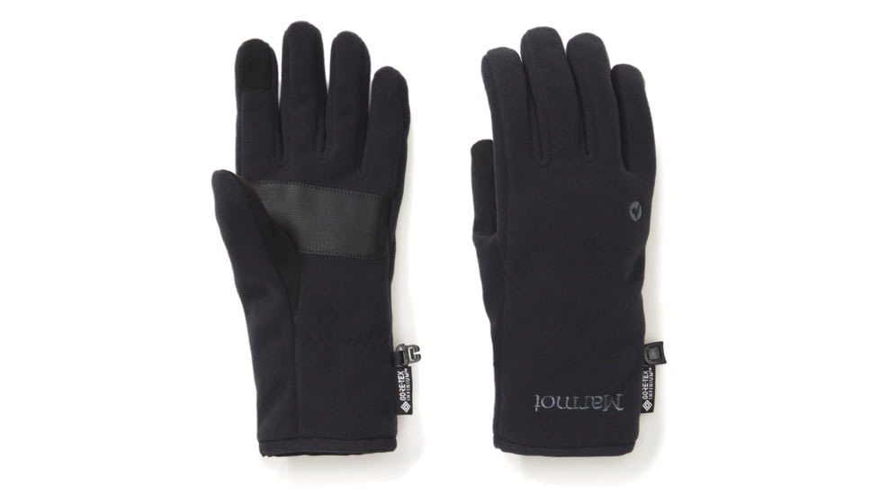 Marmot Infinium Windstopper Fleece Glove - Mens, Black, Extra Small, M13125-001-XS