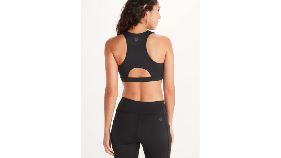 Marmot Leda Sports Bra - Womens, Black, M, M12625-001-M