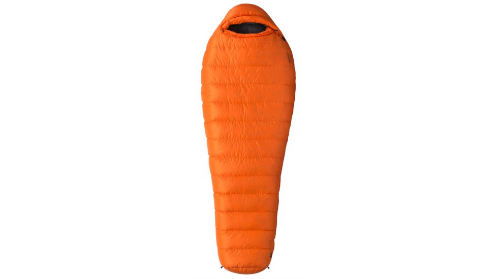 Marmot Lithium Sleeping Bag, Blaze/Dark Rust, Regular, Left Zip, 22300-9346-LZ