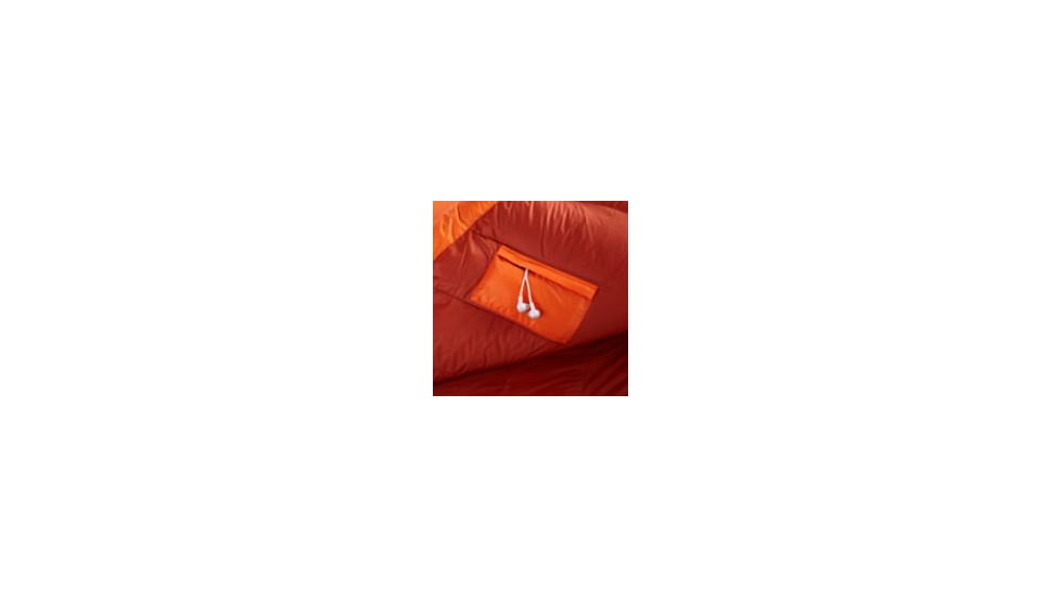 Marmot Lithium Sleeping Bag, Blaze/Dark Rust, Regular, Left Zip, 22300-9346-LZ