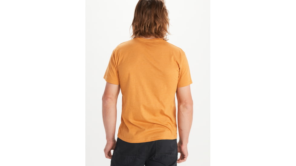 Marmot Mountain Peaks Short Sleeve Shirt - Mens, Aztec Gold Heather, Medium, 33390-8995-M