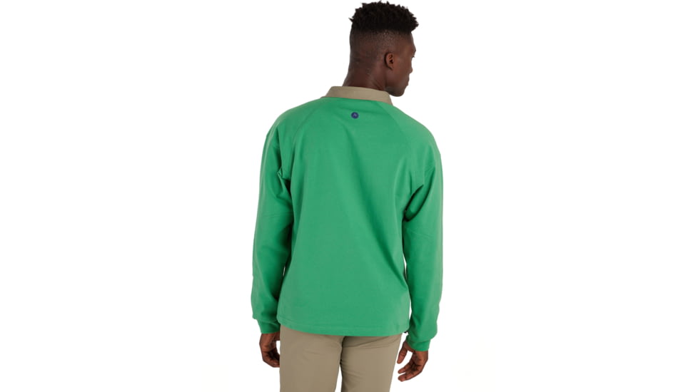 Marmot Mountain Works Rugby Pullover - Mens, Clover/Vetiver, Large, M15336-23224-L