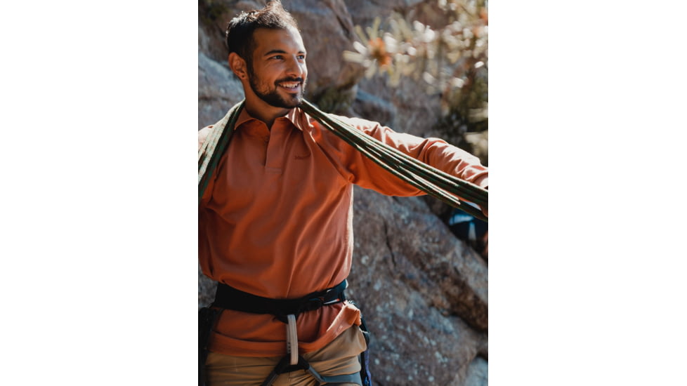 Marmot Mountain Works Rugby Pullover - Mens, Sunburn, Medium, M15336-20497-M